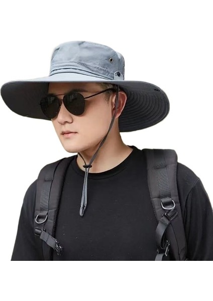 Güneş Koruma Şapkası Balıkçı Şapkası Balıkçılık Güneşliği Yaz Şapkası Güneş Şapkası Spor Açık Hava Dağcılık Ultraviyole Karşıtı Geniş Siperlikli Şapka (Yurt Dışından) modelleri