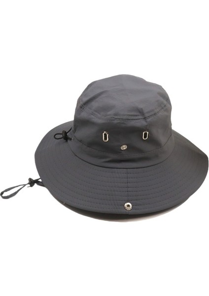 Yazlık Açık Hava Dağcılık Güneşlik Balıkçı Şapkası Seyahat Için Olmazsa Olmaz Su Geçirmez Çabuk Kuruyan Şapka Güneş Şapkası (Yurt Dışından)