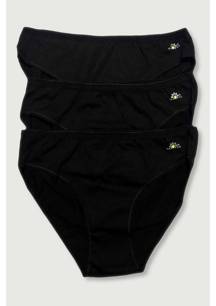 - 3'lü Paket Yüksek Bel Kadın Külot