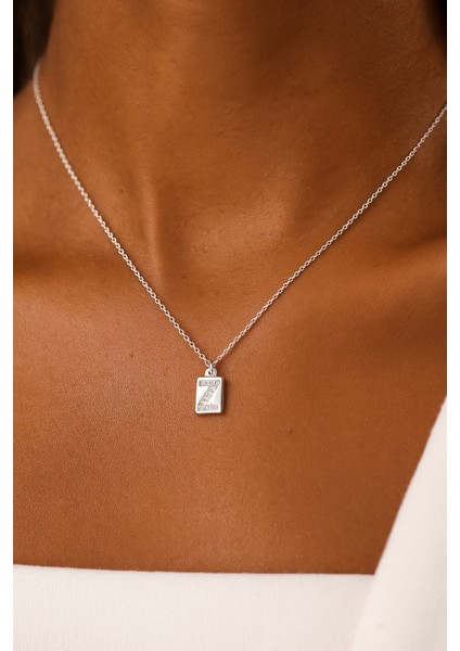 Plaka Z Harfi Gümüş Kolye fiyatları