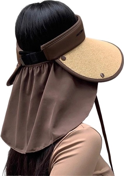 Genişletilmiş Siperlikli, Anti-Ultraviyole Boyun Korumalı, Üstü Boş Yeni Yazlık Güneş Şapkası (Yurt Dışından) modelleri