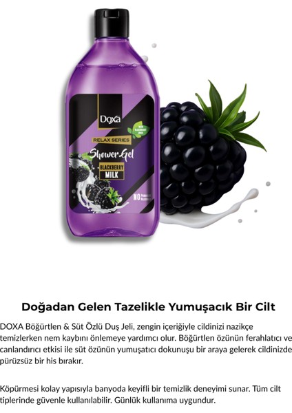 Böğürtlen & Süt Özlü Duş Jeli – 400 ml fiyatları