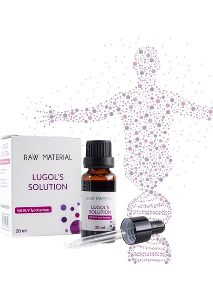 Raw Material More Than Lugol's Solution %5 Iyot Damla 20 ml fırsatları