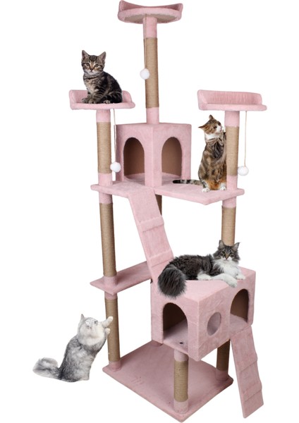 Cat City Yeni Rezidans Kedi Oyun Evi ve Tırmalaması