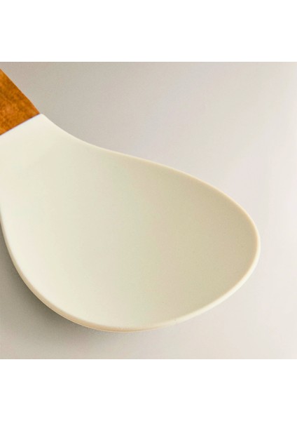 Ahşap Kaşık Tutucu 22 × 10 × 3,9 cm | Akasya + Dayanıklı Silikon, Mutfak Organizer Kaşıklık modelleri