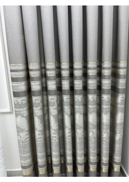 Nivemeshome Urla V-5404 Gri 1/3 Sık Pileli Fon Perde Apm modelleri