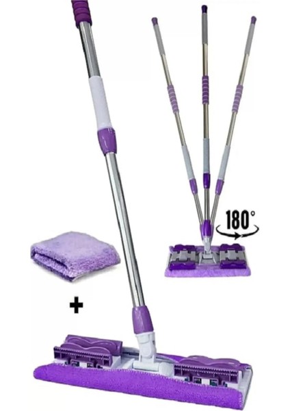 Mandallı Sihirli Mop Takımı + 3 Adet Freshmaker 50'li Mop Uyumlu Yer Temizlik Havlusu - Set fiyatları