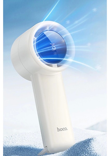 Taşınılabilir Şarjlı El Fanı - Turbo Üfleme Teknolojisi Dijital LCD 100 Kademe Vantilatör Masaüstü Fan HX63 indirimleri