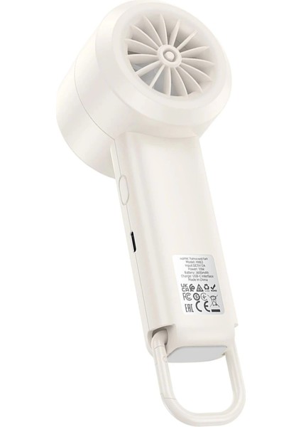 Taşınılabilir Şarjlı El Fanı - Turbo Üfleme Teknolojisi Dijital LCD 100 Kademe Vantilatör Masaüstü Fan HX63 fırsatları