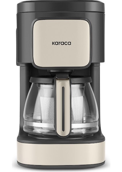 Just Coffee Aroma 2 In 1 Filtre Kahve ve Çay Demleme Makinesi Bej