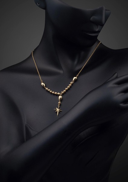 Kuzey Yıldızı Charmlı 14 Ayar Altın Kolye fırsatları