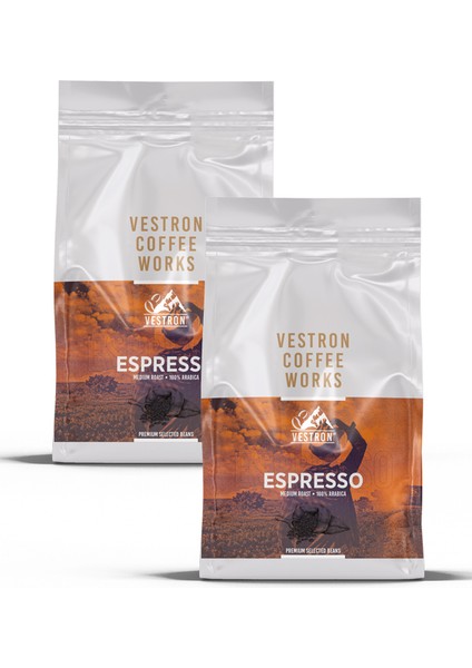 Espresso Medium Roast Etna Blend Çekirdek Kahve %100 Arabica 1Kg