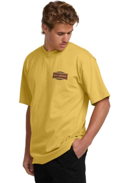 Walled Regular Ss Erkek Sarı Tişört