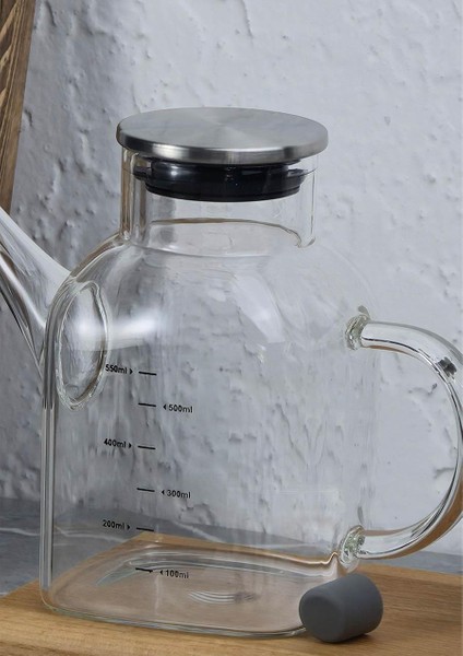 Cam Yağdanlık Seti - Ahşap Stant - 2X550 ml modelleri