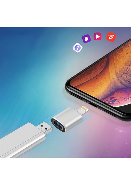 Lightning USB 3.0 iPhone Uyumlu Otg Adaptör fırsatları