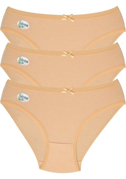 Kadın Ten Bambu Nefes Aldıran 6'lı Paket Külot