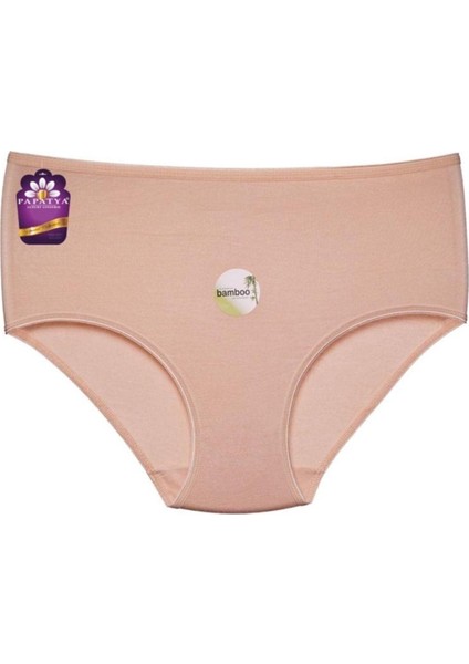 Kadın Yüksek Bel Bambu 4'lü 4 Adet %100 Pamuklu Modal Külot Extra Rahat Alt Çamaşır