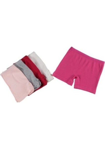 Kız Çocuk Pembe Düz Likralı Boxer