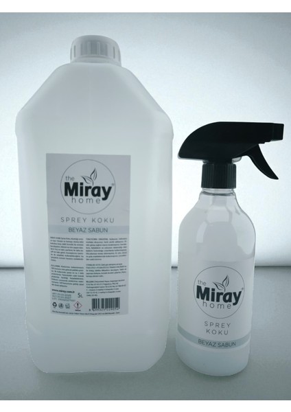 Beyaz Sabun Oda ve Kumaş Spreyi Oda Kokusu Oda Parfümü Room Spray 5lt + 500ML Hediye indirimleri