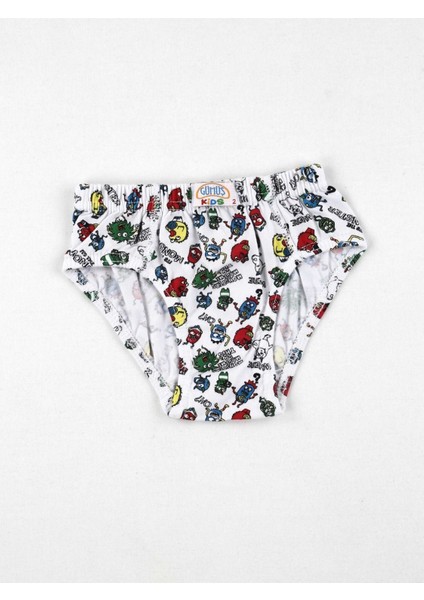 Renkli Desenli Erkek Çocuk 6 Lı Slip Külot fırsatları