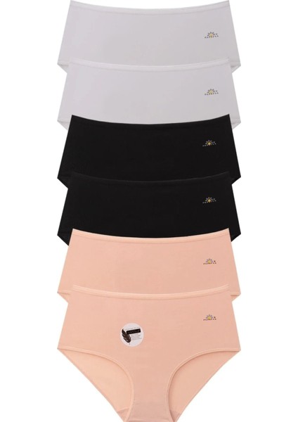 6''lı Modal Kumaş Yüksel Bel Külot