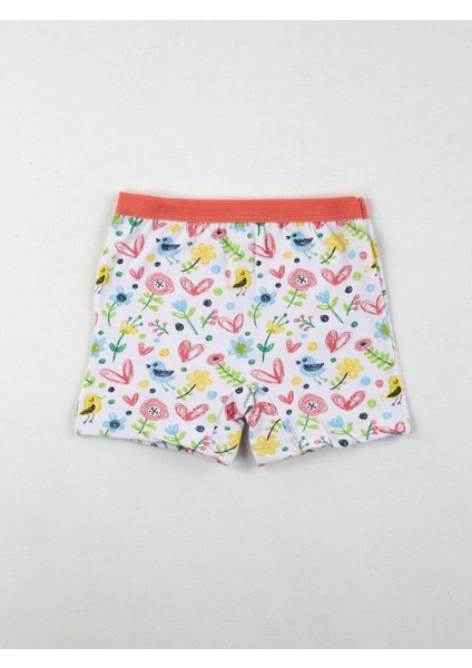Renkli Desenli Kız Çocuk 6 Lı Boxer fırsatları