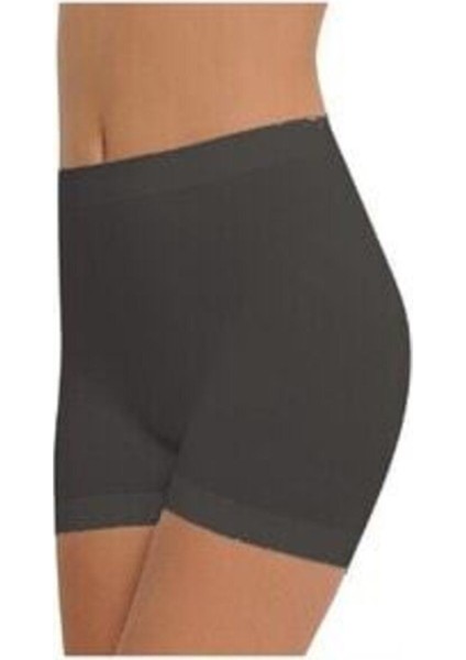 Kadın Siyah Taktel Dikişsiz Şort 2007