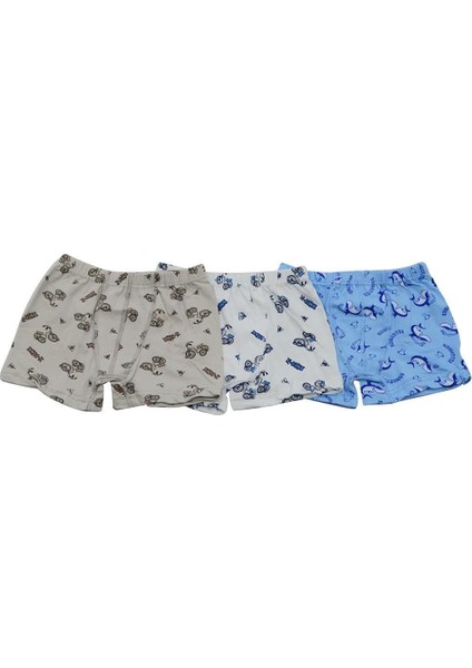 Çocuk 3 Lü Boxer Havlu Bel Iz Yapmaz Rahat