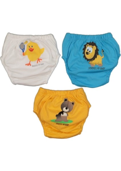 Erkek Bebek Alıştırma Külot 3'lü