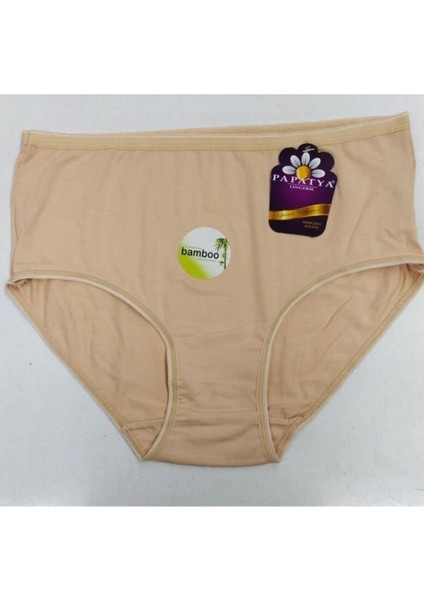 Kadın Ten 3’lü Paket Yüksek Bel Bambu Külot 2572