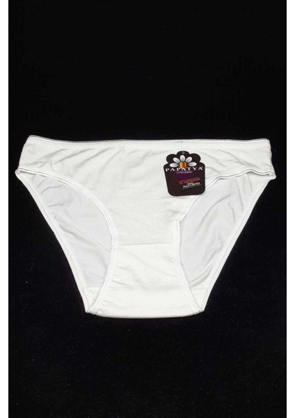Kadın Beyaz Modal Bikini Külot 6 Lı 1850