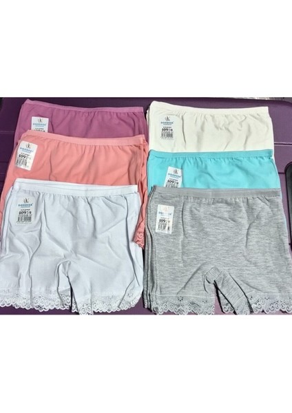 Kız Çocuk 6 Lı Paket Boxer Şort