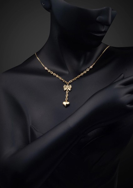 Kalp Sallantılı 14 Ayar Altın Pandora Kolye fırsatları