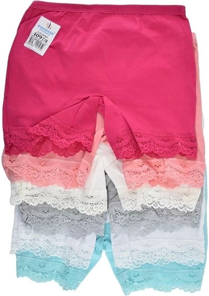 409 Sur Dantel Kız Çocuk Boxer 12'li