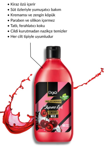 Kiraz & Süt Özlü Duş Jeli – 400 ml modelleri
