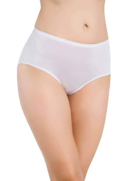 Kadın Siyah 3'lü Paket Bambu Yüksek Bel Bikini Külot