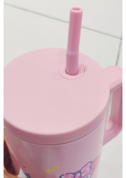 Sanrio Lisanslı Pipetli Çift Cidarlı Termos 1200 ml - My Melody modelleri