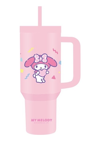 Sanrio Lisanslı Pipetli Çift Cidarlı Termos 1200 ml - My Melody