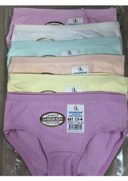 %100PAMUKLU 6lı Kız Çocuk Külodu fiyatları