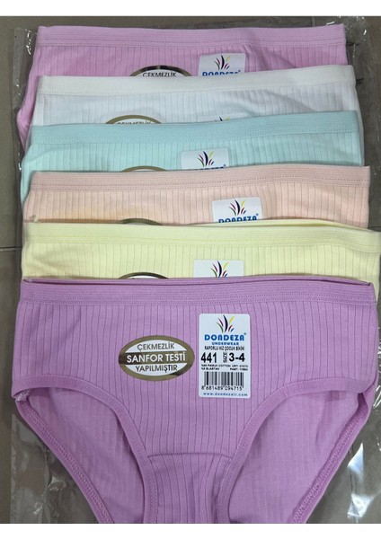 %100PAMUKLU 6lı Kız Çocuk Külodu modelleri