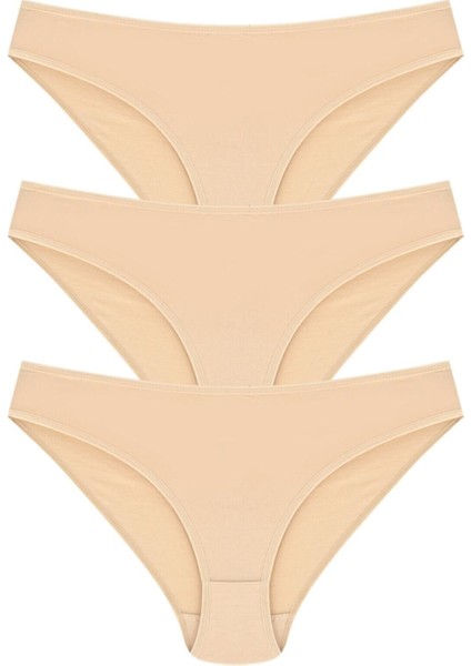 %100 Pamuk Bikini Model Külot 3'lü Paket