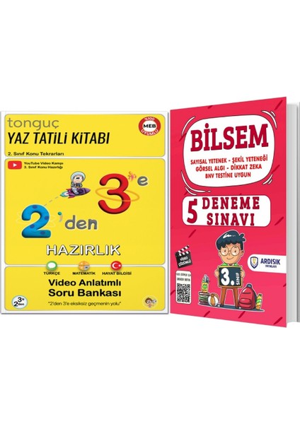 2'den 3'e Yaz Tatili Kitabı - 3. Sınıf Bilsem 5'li Deneme