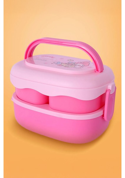 Sanrio Lisanslı Çift Katmanlı Askılı Yemek Kabı - 1600 ml fiyatları