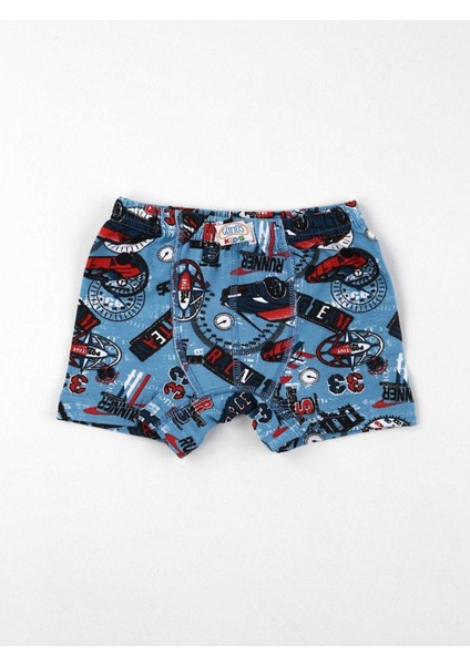 Renkli Desenli Erkek Çocuk 6 Lı Boxer fırsatları