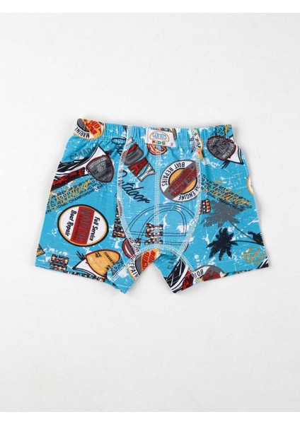 Renkli Desenli Erkek Çocuk 6 Lı Boxer indirimleri