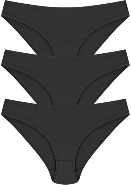 Bikini Model Külot 3'lü Paket %100 Pamuk