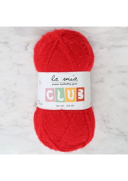 La Mia Club Kırmızı El Örgü Ipi - 610