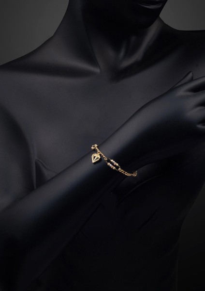 Kalp Zinciri 14 Ayar Altın Bileklik fırsatları