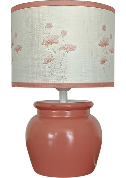 Zelen Minimal Pembe Abajur