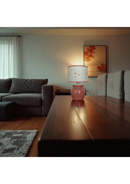 Zelen Minimal Pembe Abajur fiyatları